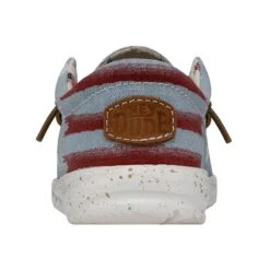 Wally Youth Americana - Denim Star -Heydude Shop 40479 4NR WALLYAMERICANAYOUTH DENIMSTAR LEFTBACK