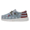 Wally Toddler Americana - Denim Star -Heydude Shop 40581 4NR WALLYAMERICANATODDLER DENIMSTAR LEFTSIDE