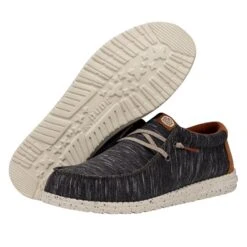 Wally Jersey - Charcoal -Heydude Shop FW23 M 40169 025 WALLY JERSEY CHARCOAL LEFT PAIROUTSOLE