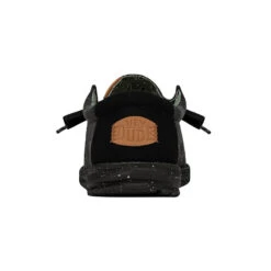 Wally Washed Canvas - Black/Black -Heydude Shop FW23 M 40296 060 WALLY WASHED CANVAS BLACK BLACK LEFT BACK