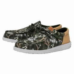 Featured Products -Heydude Shop FW23 M 40397 315 WALLY FUNK OASIS GREEN LEFT PAIR