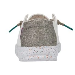 Wendy Youth - Disco White 12 Wendy Youth - Disco White -Heydude Shop SS22 W 130120227 WENDY YOUTH DISCO WHITE LEFT 5